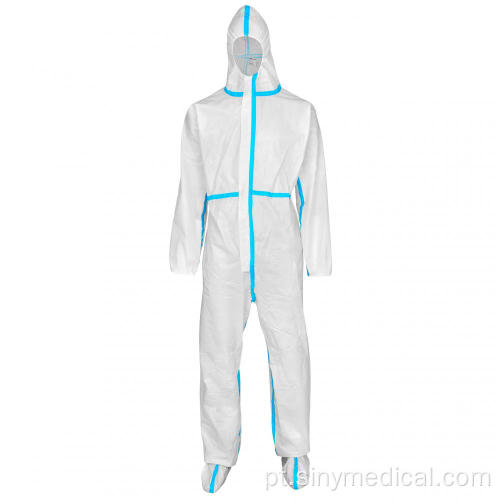 Descartável tipo 3b/4b/5b/6b protetor químico CoverAll